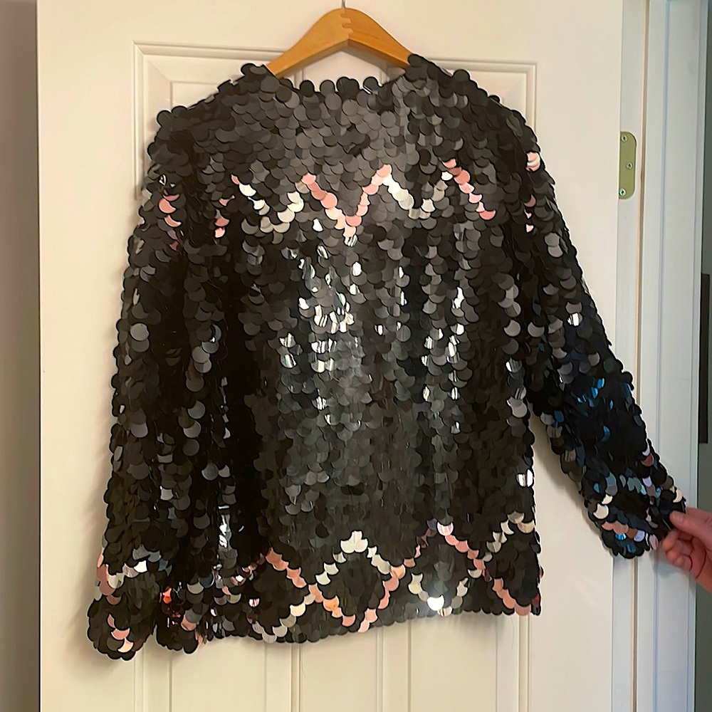 Vintage sequin evening jacket